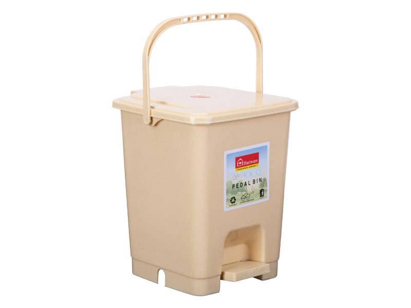 Square Pedal Bin 10L